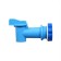 Tap for tank, barrels, canists, d = 24 mm, blue