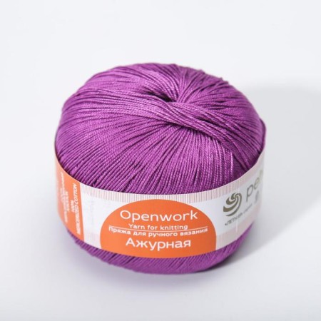 Garners "openwork" 100% mercerized cotton 280m/50g (179-violet)-2