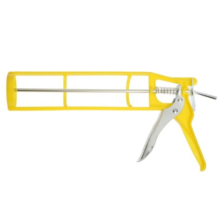Tundra sealant gun, plastic skeletal case, round rod, 225 mm-1