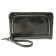Male clutch, hand strap, black lizard