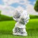 Garden Figure "Dwarf with Kashpo" Stone, 25x24cm