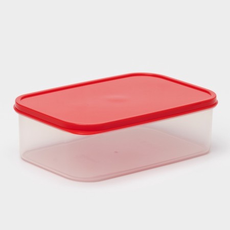 Container shade 1.2 l, red color