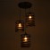 Lamp Bayerlux 2462/3 E27 40W Black 54x54x78 cm