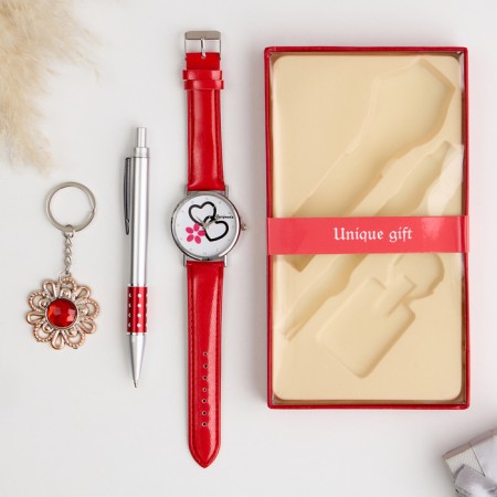Gift set 3B1 (pen, clock, keychain)-1