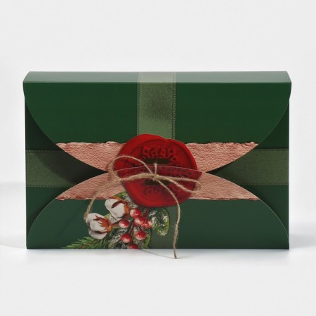 Box the team "New Year's Park", 28 x 18 x 8 cm, New Year-2