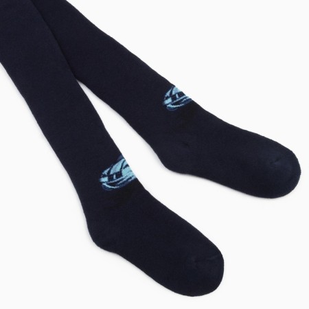 Pantyhose children's terry color dark blue, height 116-122-1