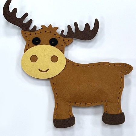 Set for creating a toy made of felt "Losenok"