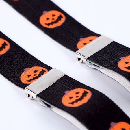 Carnival suspenders "Funny pumpkin"-11