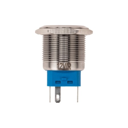 Anti-Vandal button Ø22 12V (LED) B/Fix (5C) OFF- (ON)/ON- (OFF) subvar/red rexant-1