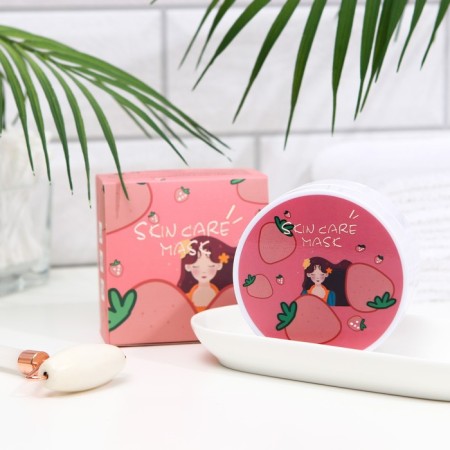 Hydrogel patches for the eyes with strawberry extract, 60 pcs.
