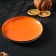 Porcelain dining plate Magistro "Cerera", d = 20 cm, orange color