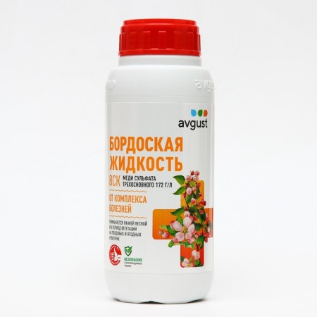 Remedy for plant diseases "August", "Bordeaux liquid", 500 ml