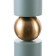 Lamp Bayerlux "Elite" 1he27 40W green-gold 6x6x130 cm.
