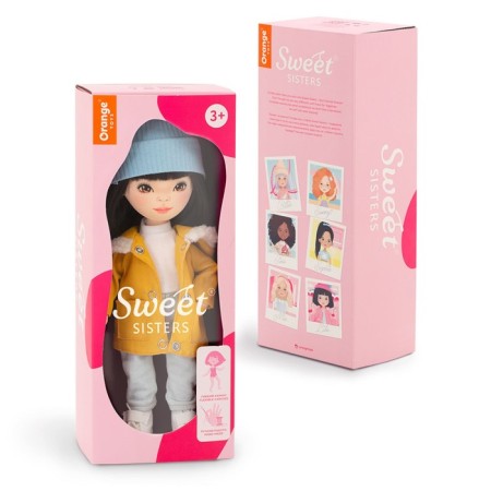Lilu soft doll "in a mustard -colored park", 32 cm-1