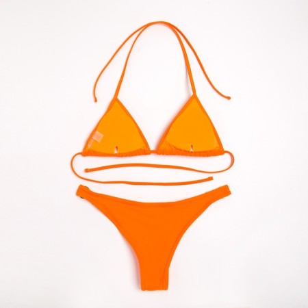 Separate male swimsuit minku with a top color orange, size 48-7