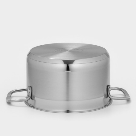 Orion pan, 2.5 l, d = 18 cm, glass cover, heat distribution bottom, induction-3
