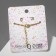 Set 2 objects: earrings, pendant "Heart" love, color gold, 41 cm