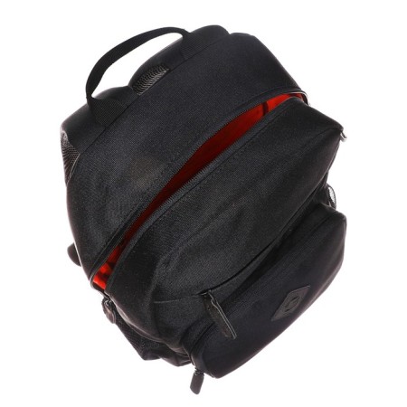 School backpack, 40 x 25 x 13 cm, Grizzly, ergonomic back, laptop department, black-10