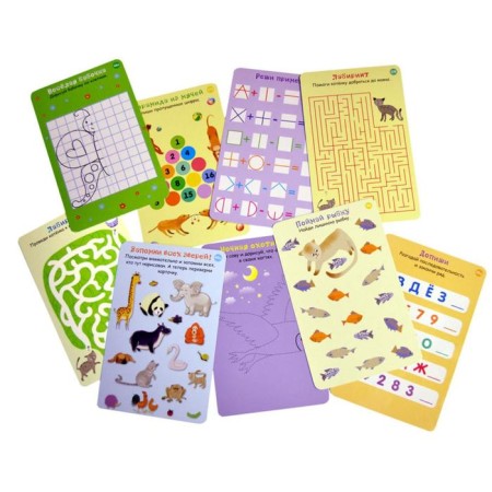 Developing cards "100 Facial Games", 50 cards + marker-3