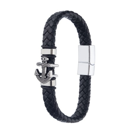 Male gift set "Anchor" 2 in 1: Watch, Bracelet-4