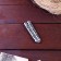 Silver-button knife 15.7cm, blade 69mm/1mm, silver