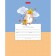Notebook 12l Kos Lin adventure of the cat Pies, Obla Cell cards, Circular angles, BL 65g/m², mix