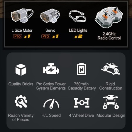 Designer Radio -controlled "Monster", 699 parts-5