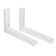 Ramo K-103 bracket, for a microwave oven, adjustable, up to 40 kg, 300-500 mm, white