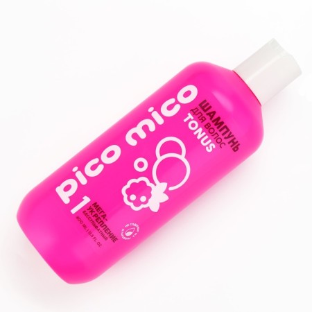 Shampoo, megauzing, 400 ml, aroma of raspberry chewing gum, Pico Mico-3