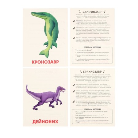 Training cards "Dinosaurs"-5