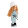 Sunny soft doll "in a mint -colored coat", 32 cm