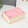Casket to the leatherette for jewelry "Magic Book" Pink 15.5x21.5x7 cm