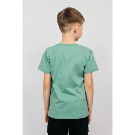 T -shirt for a boy, height 176 cm, color sage-1