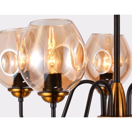 Ambrella Light Traditional, 5x40W E27, Coffee color, gold-2