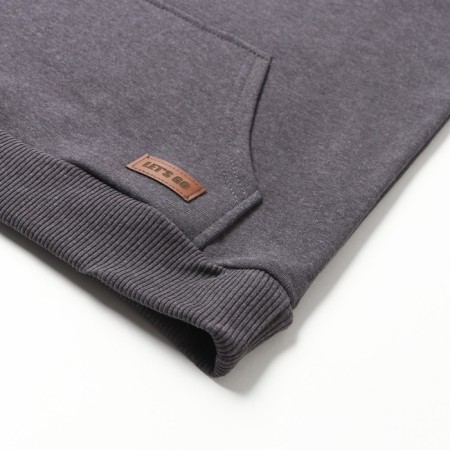 Children's sweatshirt, color dark gray melange, height 158 ​​cm-2