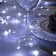 Garland "Mishura" 10 m Rosa, IP20, silver thread, 200 LED, white glow, 12 V