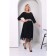 Female dress, size 50, black color