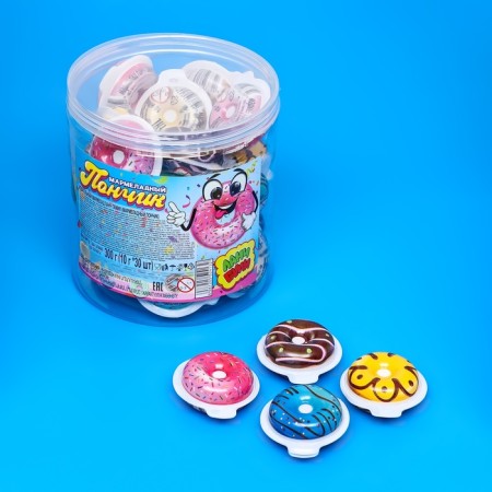 Chewing marmalade "Donut" Assorted, Bank, 10 g-1