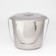 A bucket with a lid, 12 l, a measured scale, stainless steel