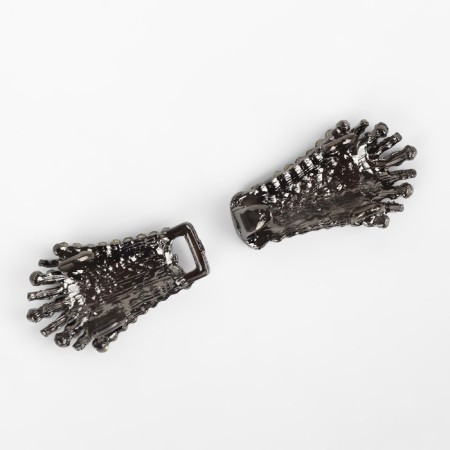 Decorative fastener, 4.3 × 1.3 cm, black color-2