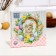 Easter napkins paper art bouquet “Easter wreath with rabbit”, 3 layers, 33x33 cm, 20 pcs