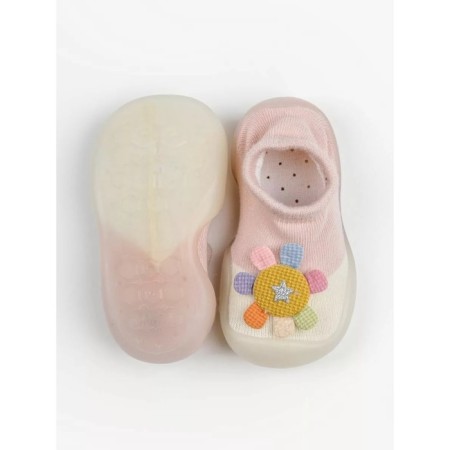 Boots-knees children's first STEP Pure Toys with a breathing sole, size 24, pink color-7