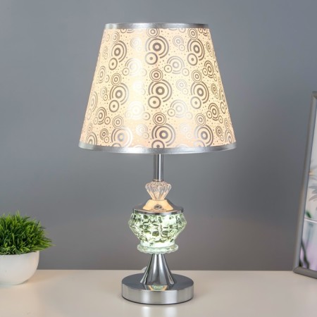 Valencia table lamp E27 40W chrome 25x25x42 cm Risalux-1