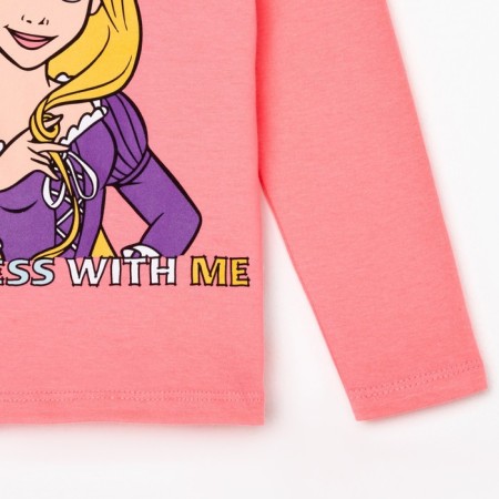 Long sleeve T-shirt "Rapunzel", Disney, height 122-128, pink-8