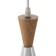 Suspension Bayerlux "Indi" E27 White 33x33x30-130cm