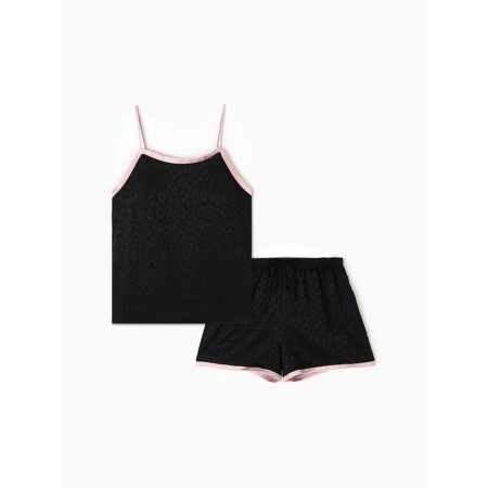 Women's pajamas (top, shorts) KAFTAN LEO Black Collection Rr 40-42