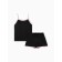 Women's pajamas (top, shorts) KAFTAN LEO Black Collection Rr 40-42