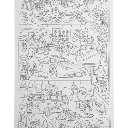 The longest coloring "Transport", size - 29.7 × 101 cm-4