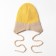 Children's hat minku rr 52-54, mustard/beige color