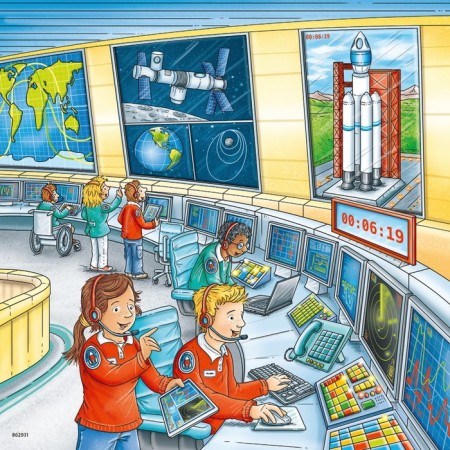 Ravensburger puzzles set “Space Mission with Tom and Mia”, 3 pieces, 49 elements-2